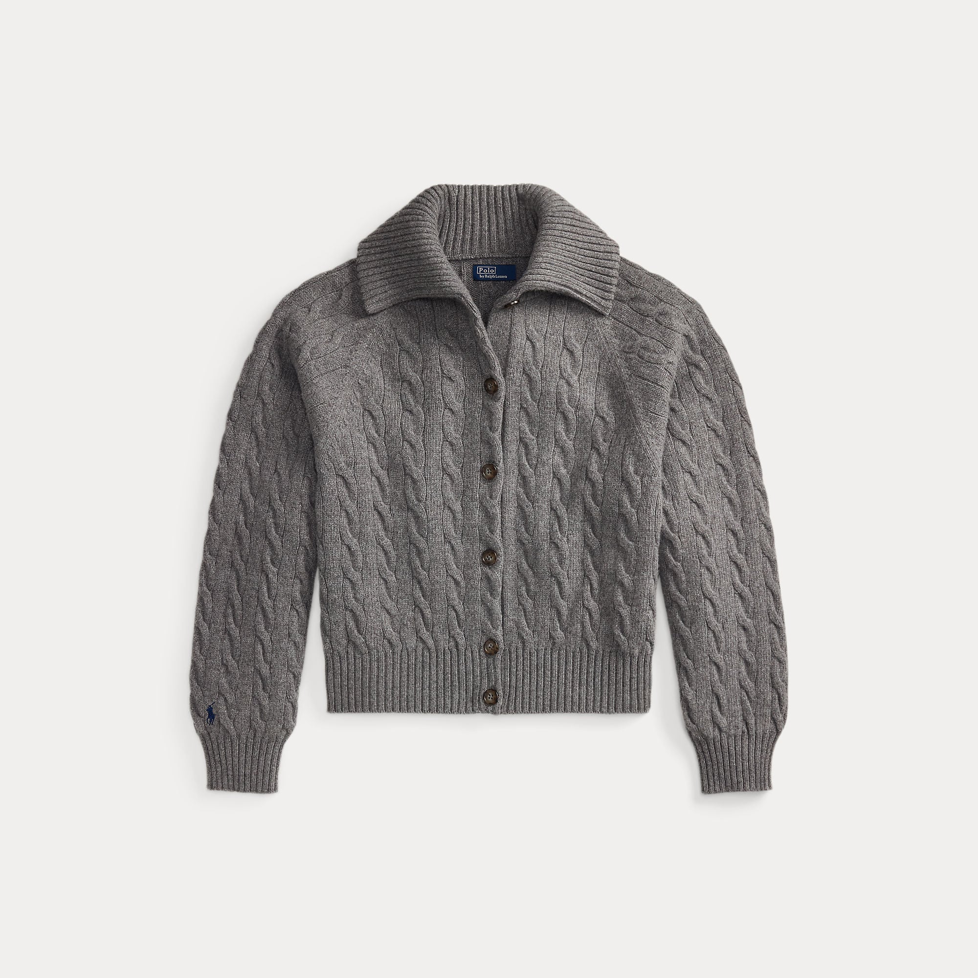 giacca in lana e cashmere a trecce 211-B17757 002 RALPH LAUREN POLO 