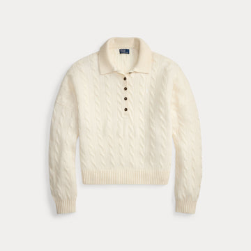maglione a polo in lana e cashmere 211-B17767 007 RALPH LAUREN POLO 