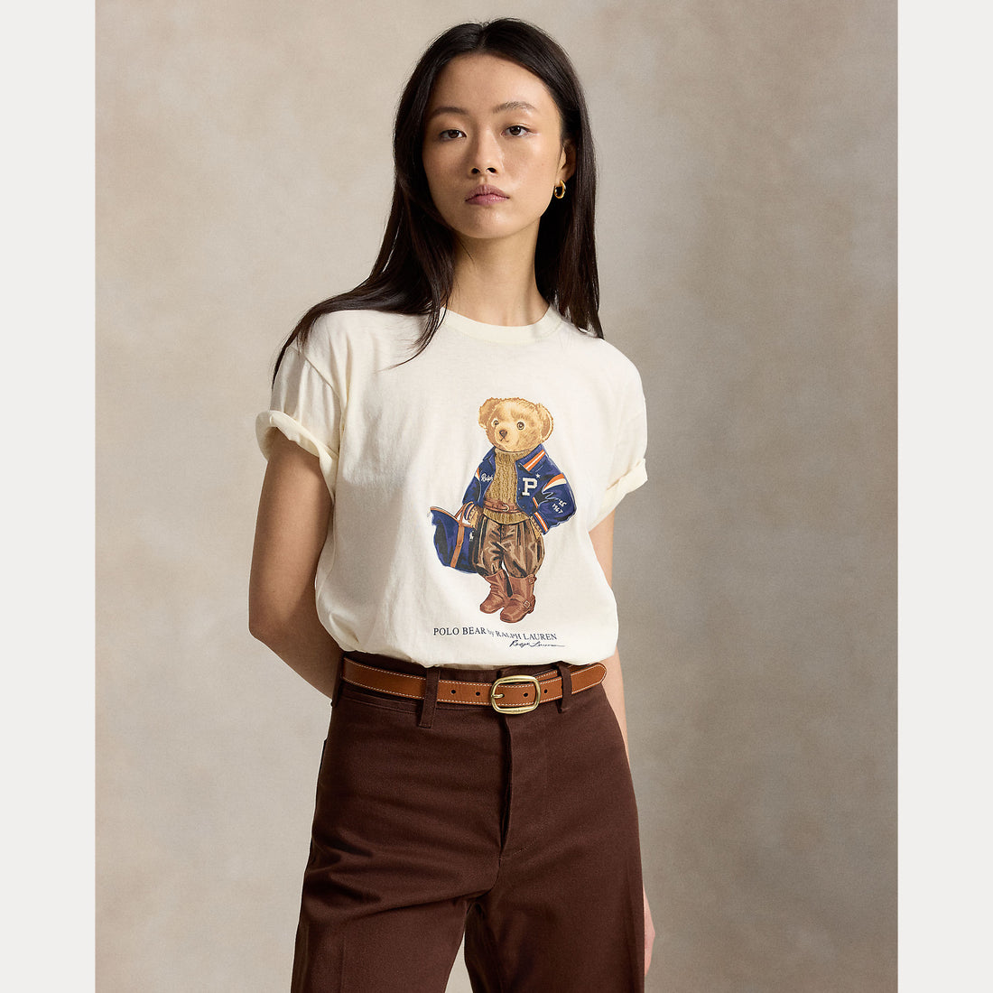 t-shirt con orso polo bear 211-B17774 001 RALPH LAUREN POLO 