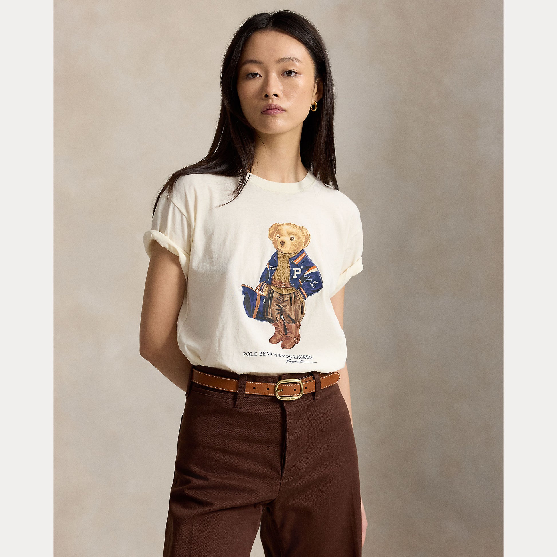 t-shirt con orso polo bear 211-B17774 001 RALPH LAUREN POLO 