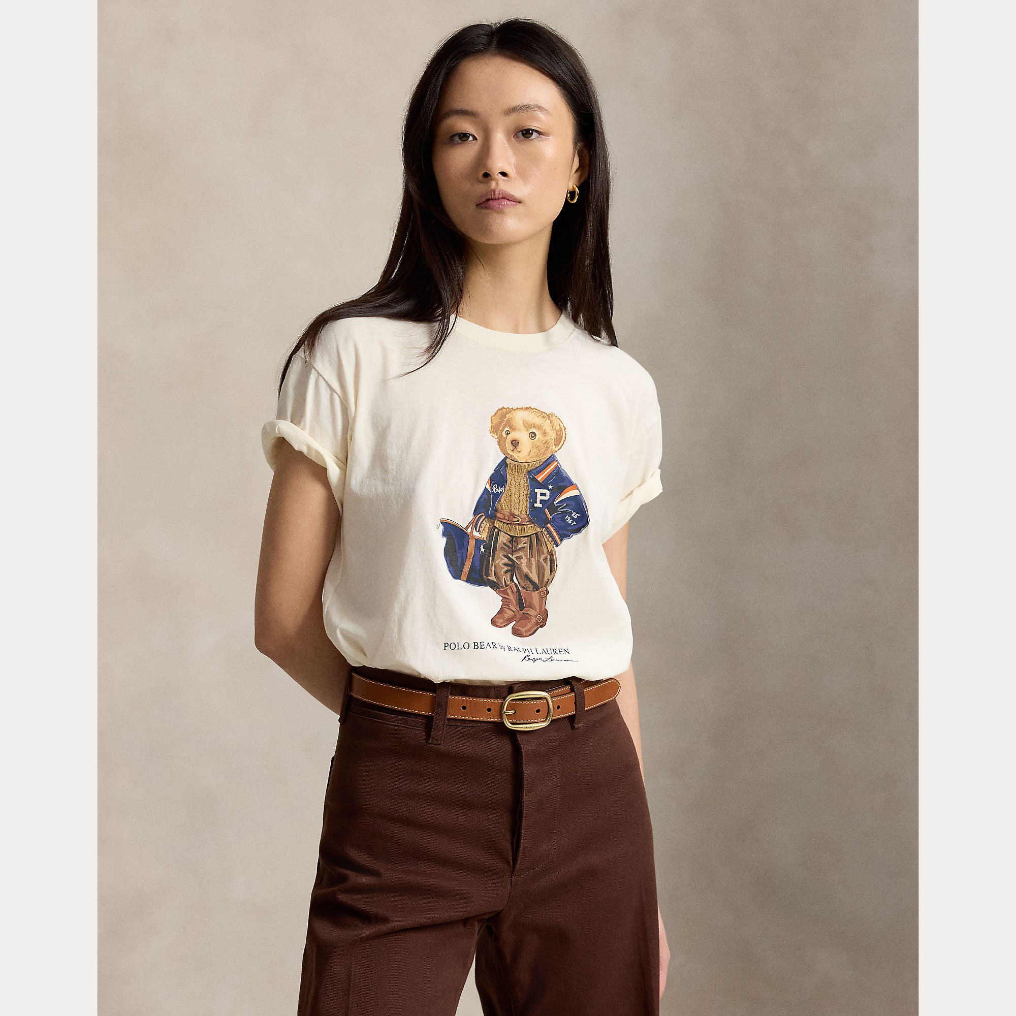 t-shirt con orso polo bear 211-B17774 001 RALPH LAUREN POLO 