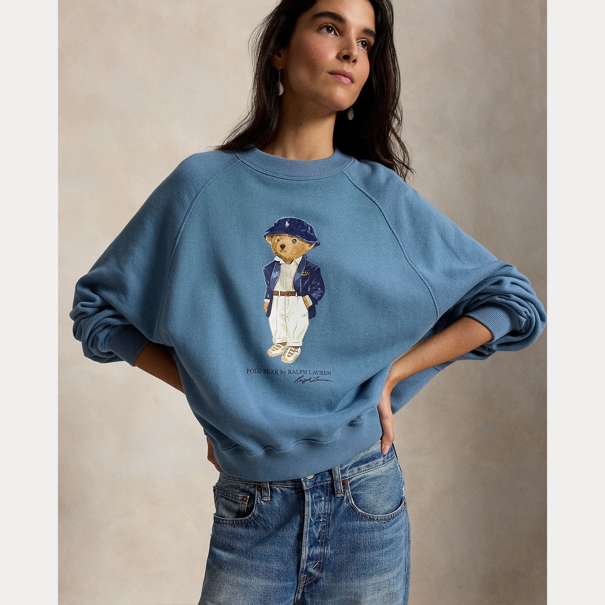 felpa polo bear girocollo 211-B17778 001 RALPH LAUREN POLO 