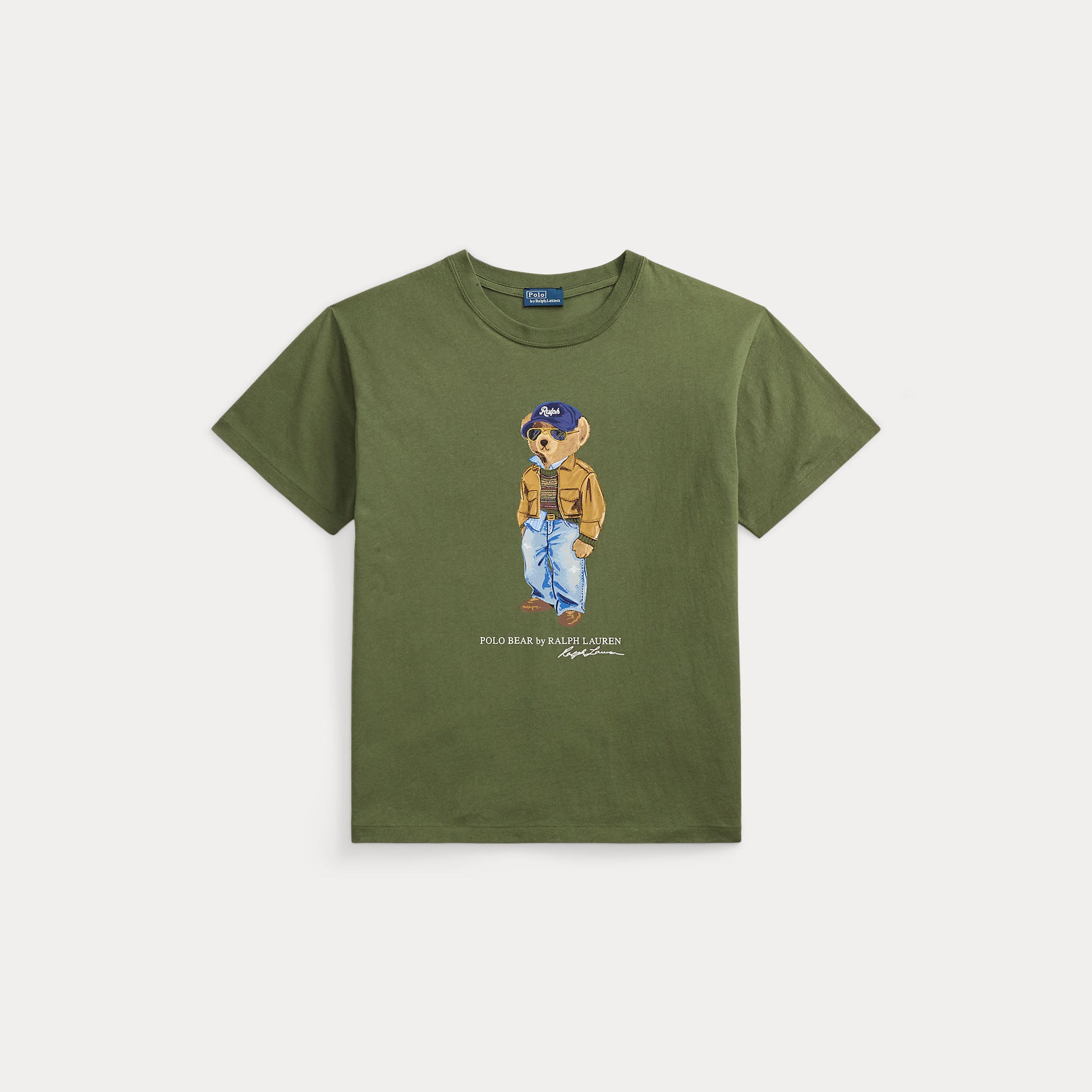 t-shirt polo bear in cotone 211-B17806 001 RALPH LAUREN POLO 