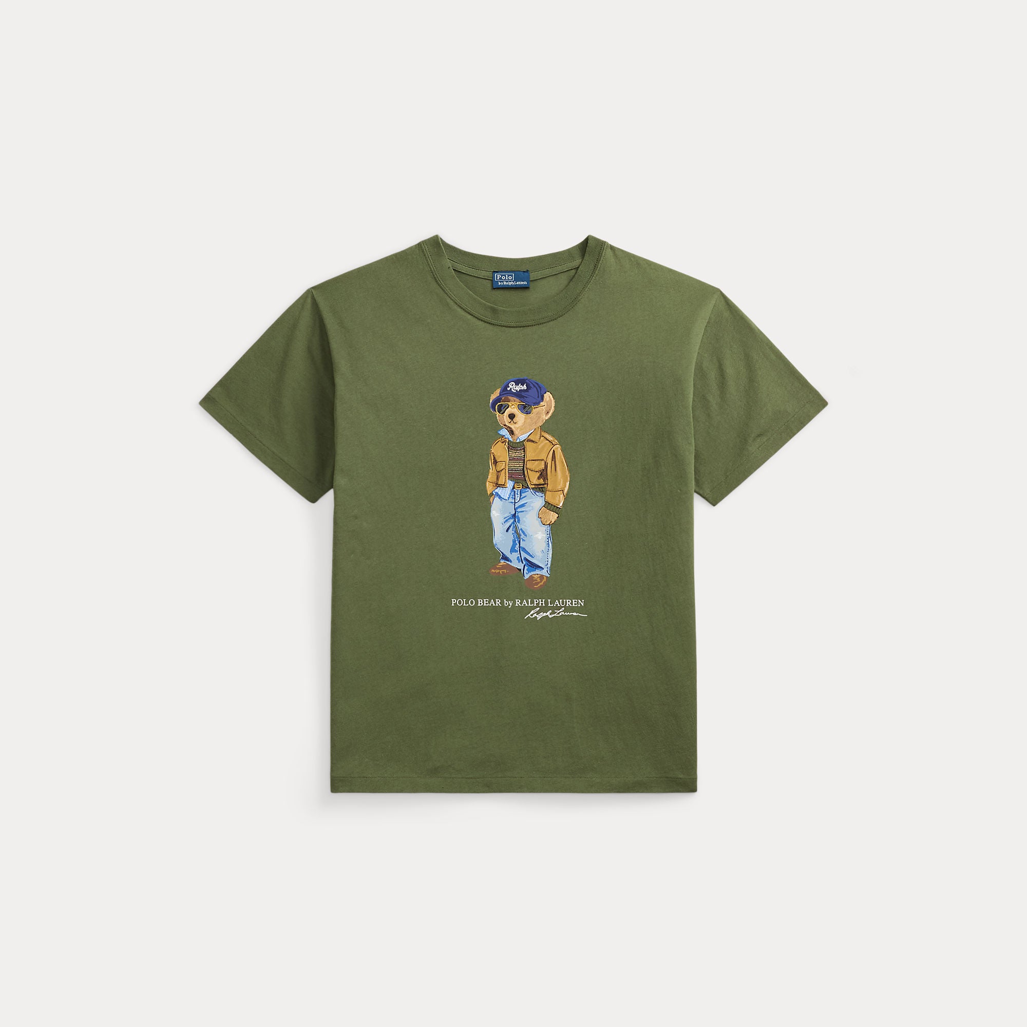 t-shirt polo bear in cotone 211-B17806 001 RALPH LAUREN POLO 