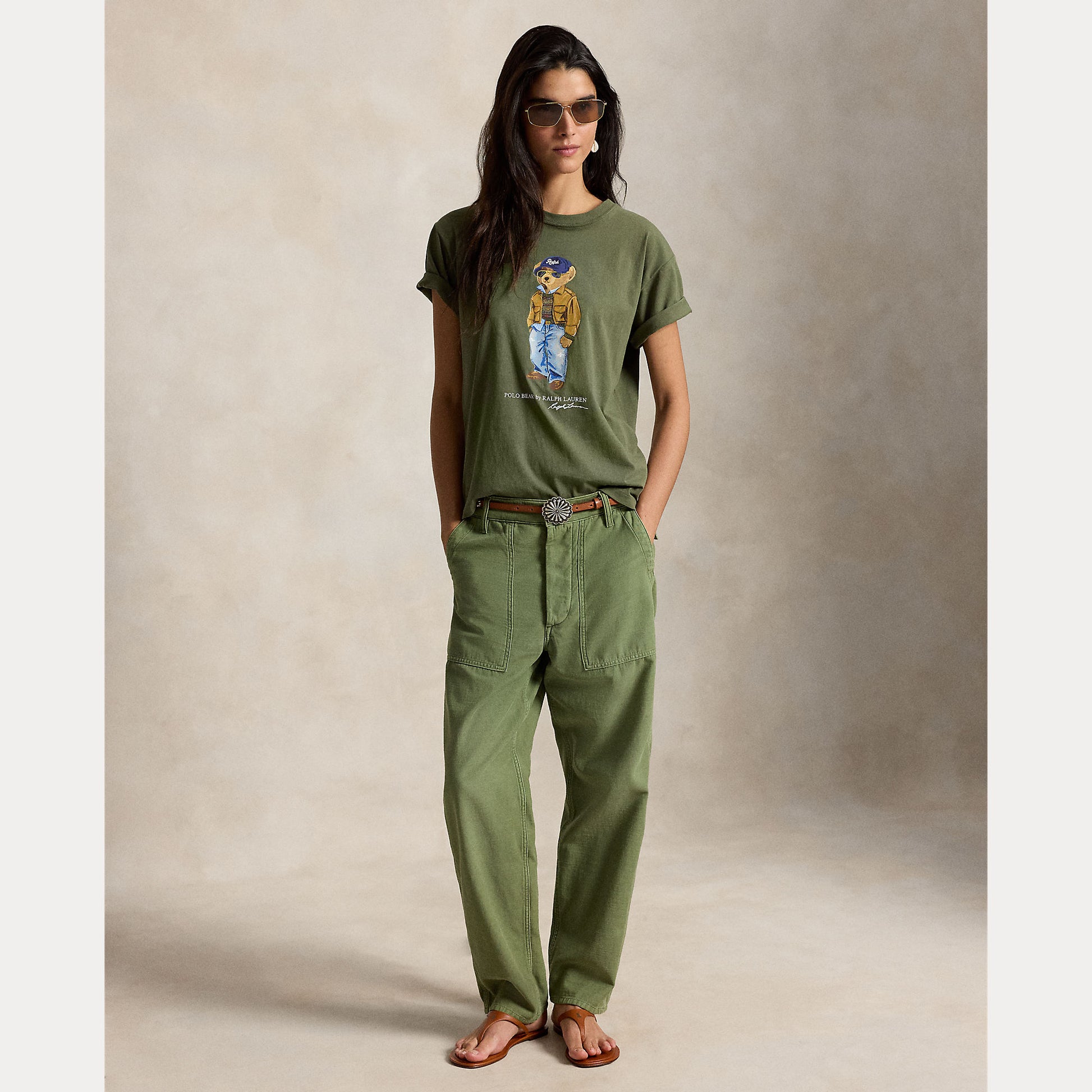 t-shirt polo bear in cotone 211-B17806 001 RALPH LAUREN POLO 