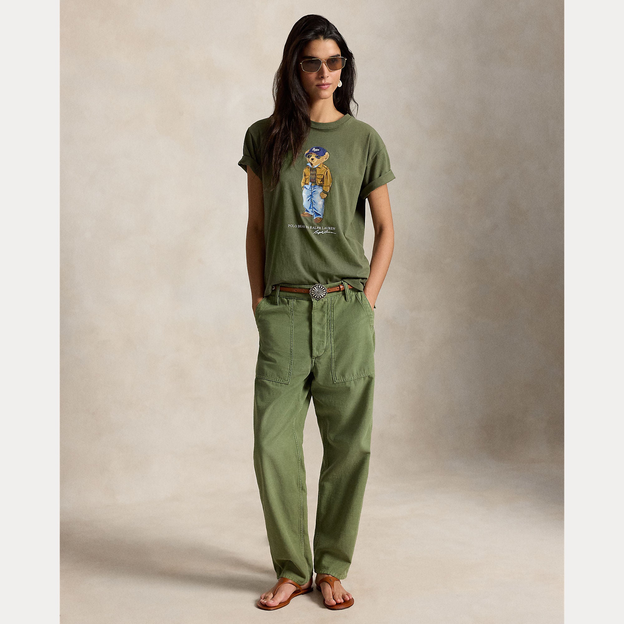 t-shirt polo bear in cotone 211-B17806 001 RALPH LAUREN POLO 