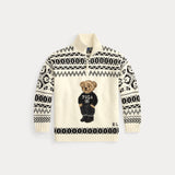 RALPH LAUREN POLO maglione polo in lana Bianco
