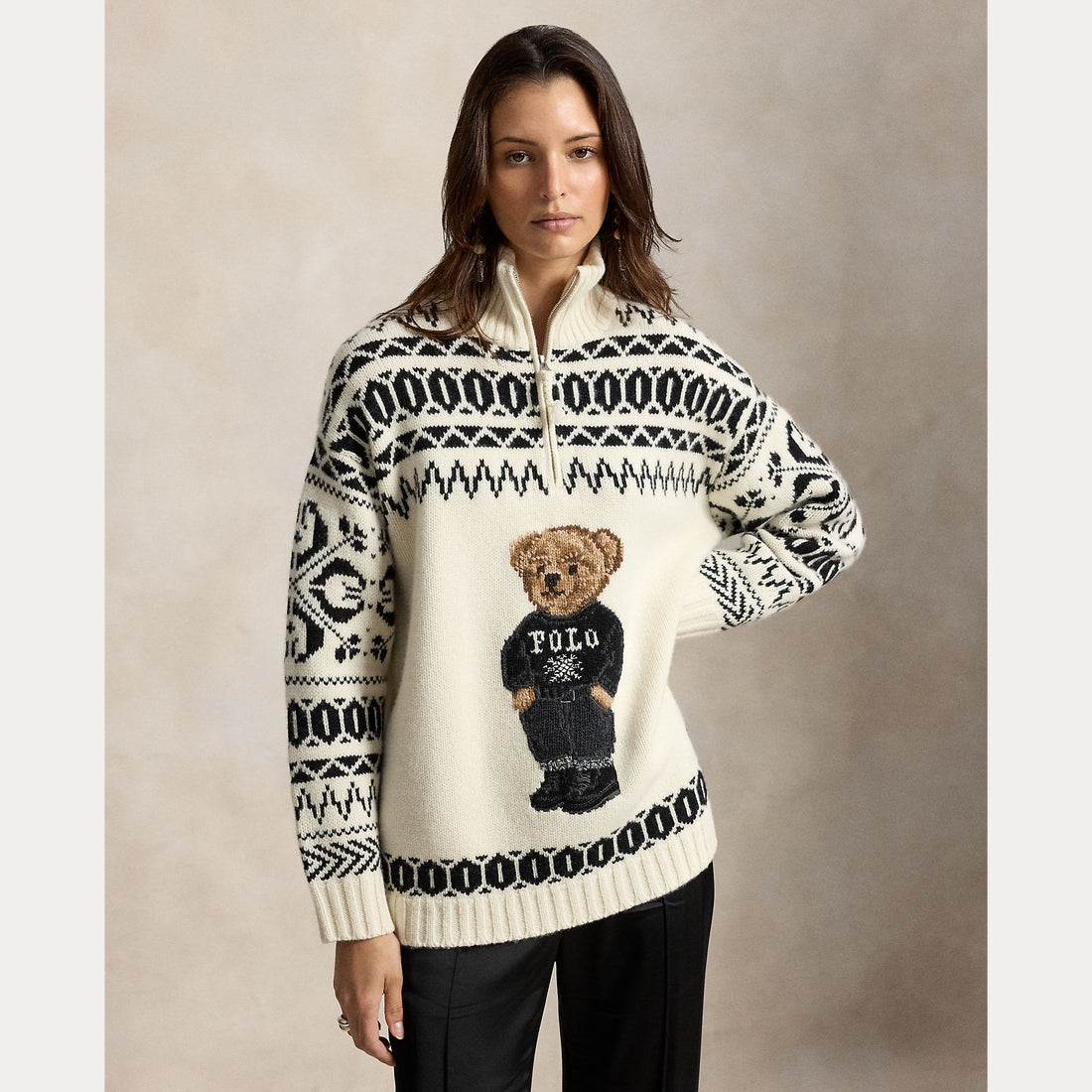maglione polo in lana 211-B23908 001 RALPH LAUREN POLO 