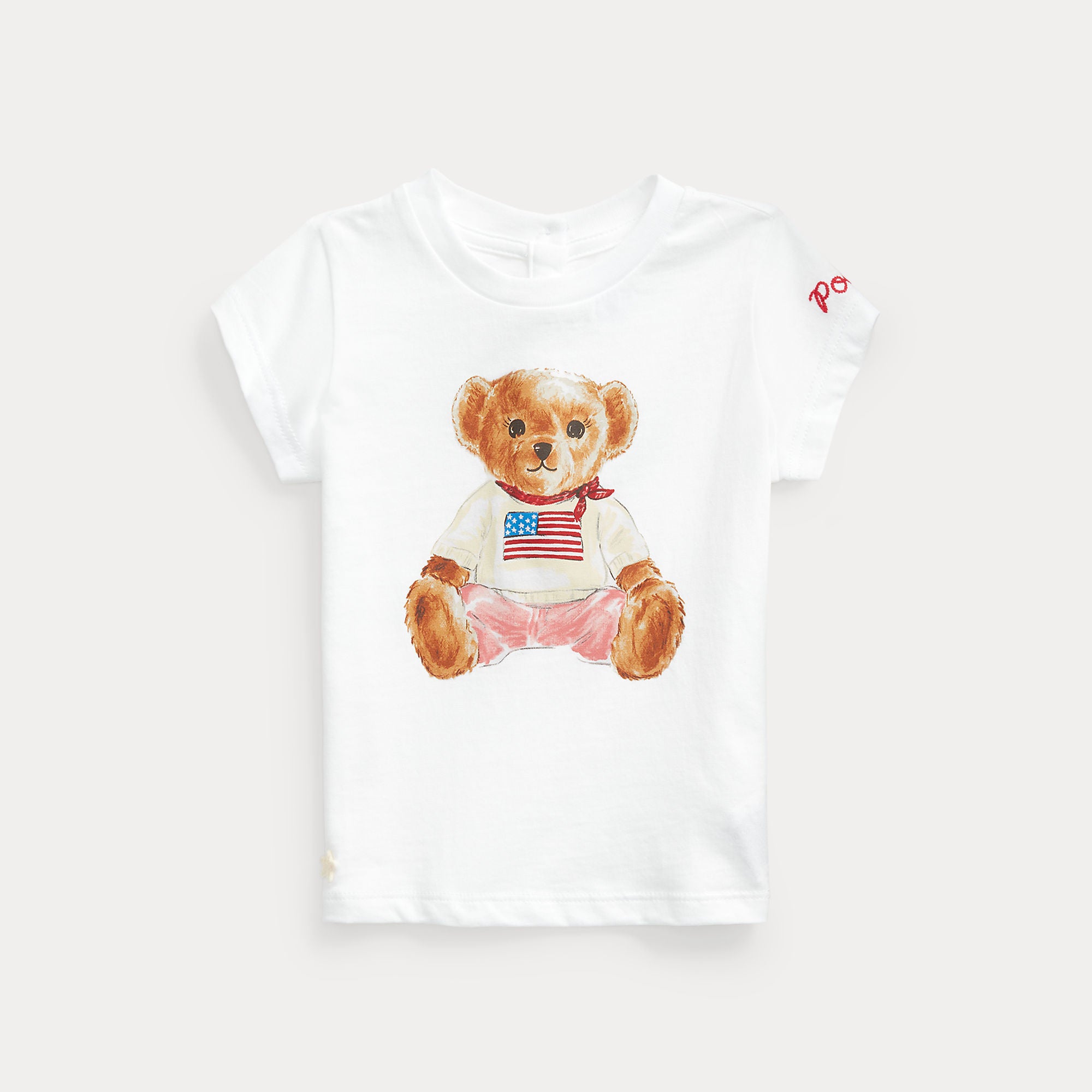 t-shirt con orso polo 310-844732 001 RALPH LAUREN POLO 