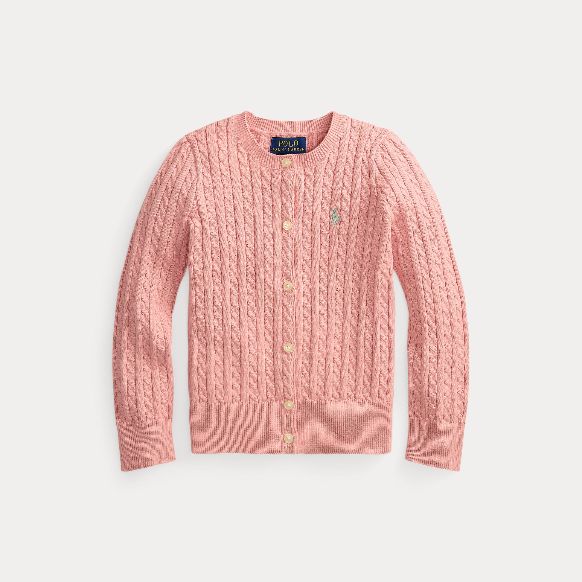 cardigan a trecce sottili 312-543047 509 RALPH LAUREN POLO 