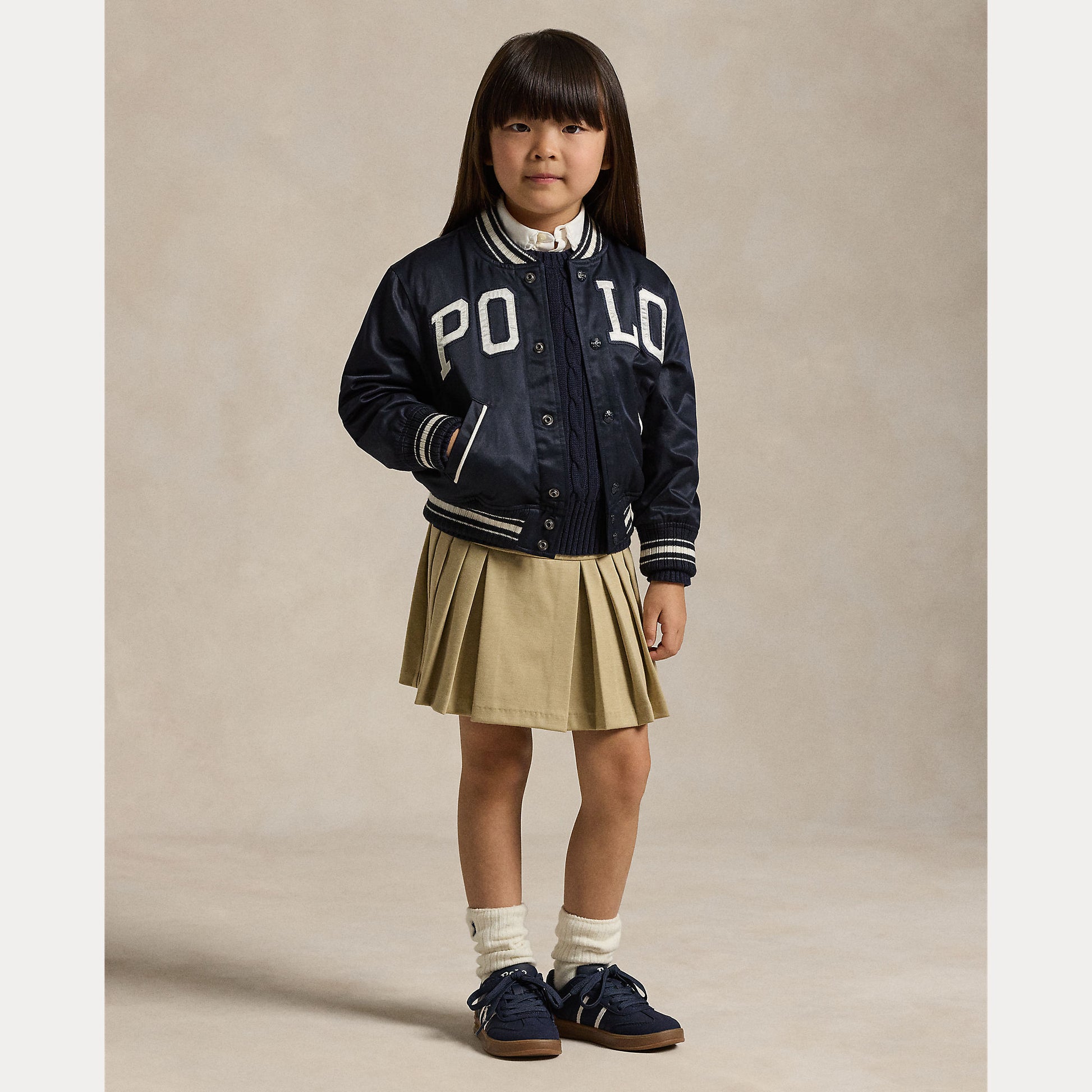 gonna corta a pieghe 312-749584 002 RALPH LAUREN POLO 