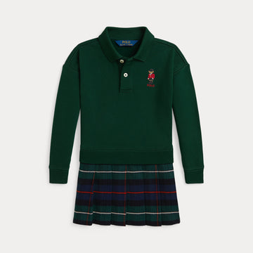 abito in pile con gonna 312-B28479 001 RALPH LAUREN POLO 