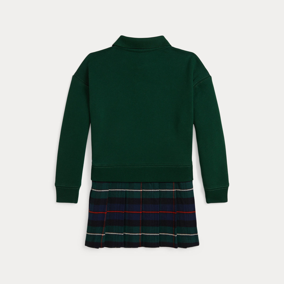 abito in pile con gonna 312-B28479 001 RALPH LAUREN POLO 