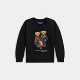 RALPH LAUREN POLO Felpa family bear Nero