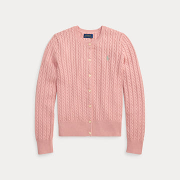 cardigan bambina in cotone a trecce 313-543047 506 RALPH LAUREN POLO 