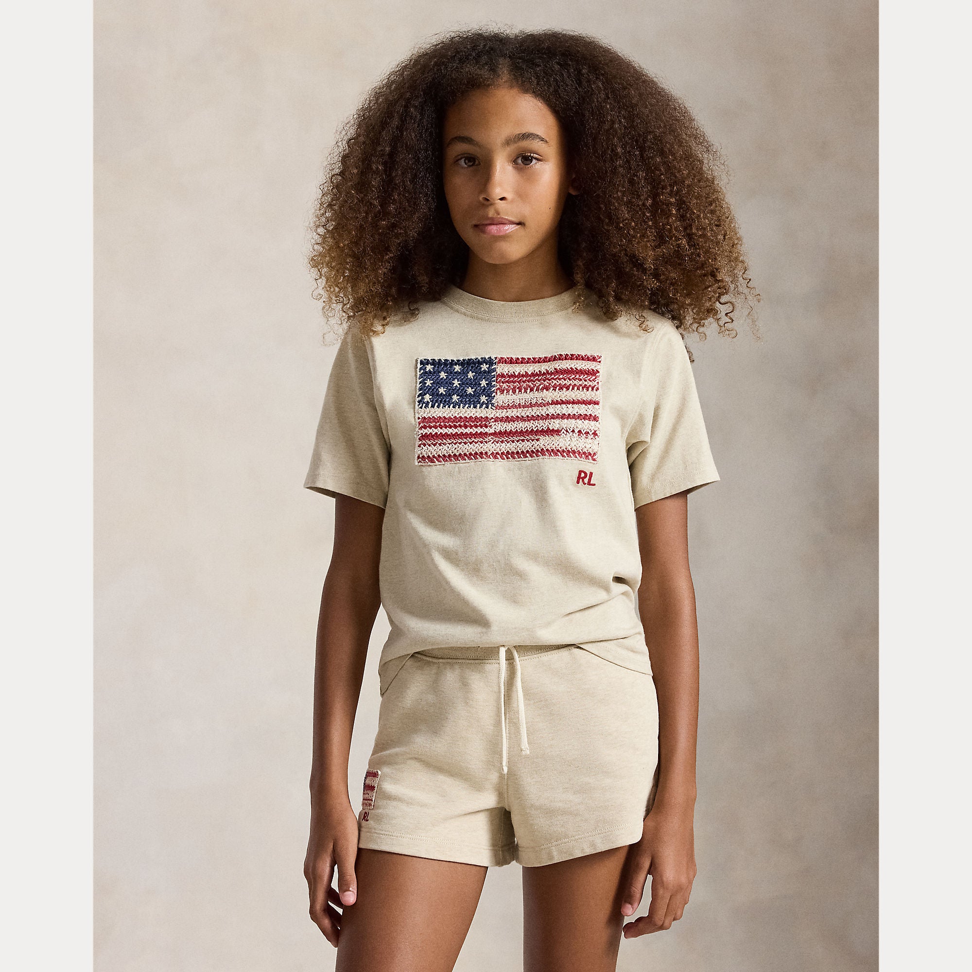 t-shirt bimba bandiera 313-B20043 001 RALPH LAUREN POLO 