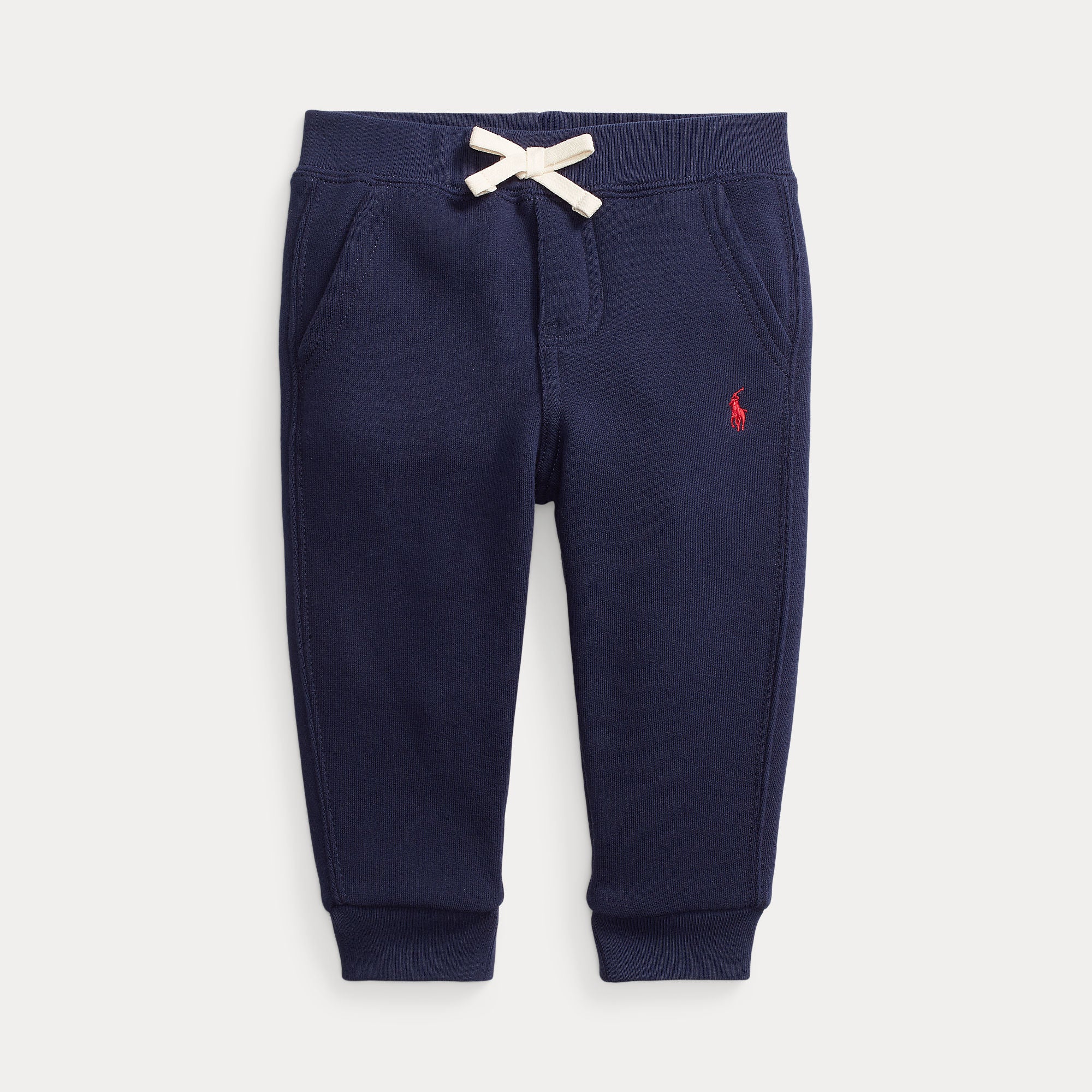 pantalone in pile con logo 320-720897 003 RALPH LAUREN POLO 