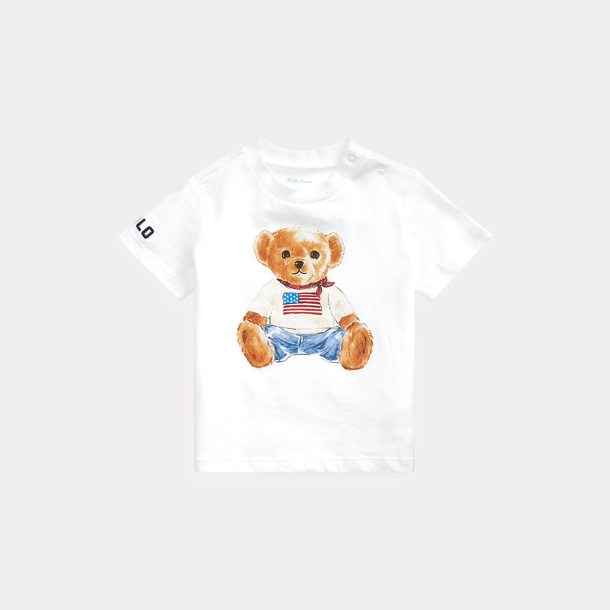 t-shirt con teddy 320-844731 001 RALPH LAUREN POLO 