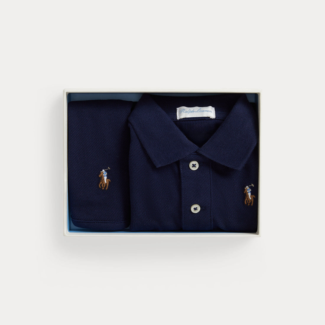 set regalo neonato 320-981612 001 RALPH LAUREN POLO 