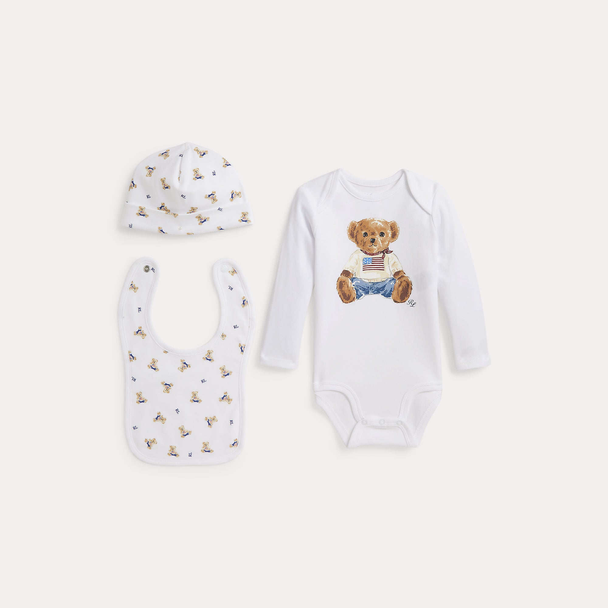 set tre pezzi polo bear 320-P00760 001 RALPH LAUREN POLO 