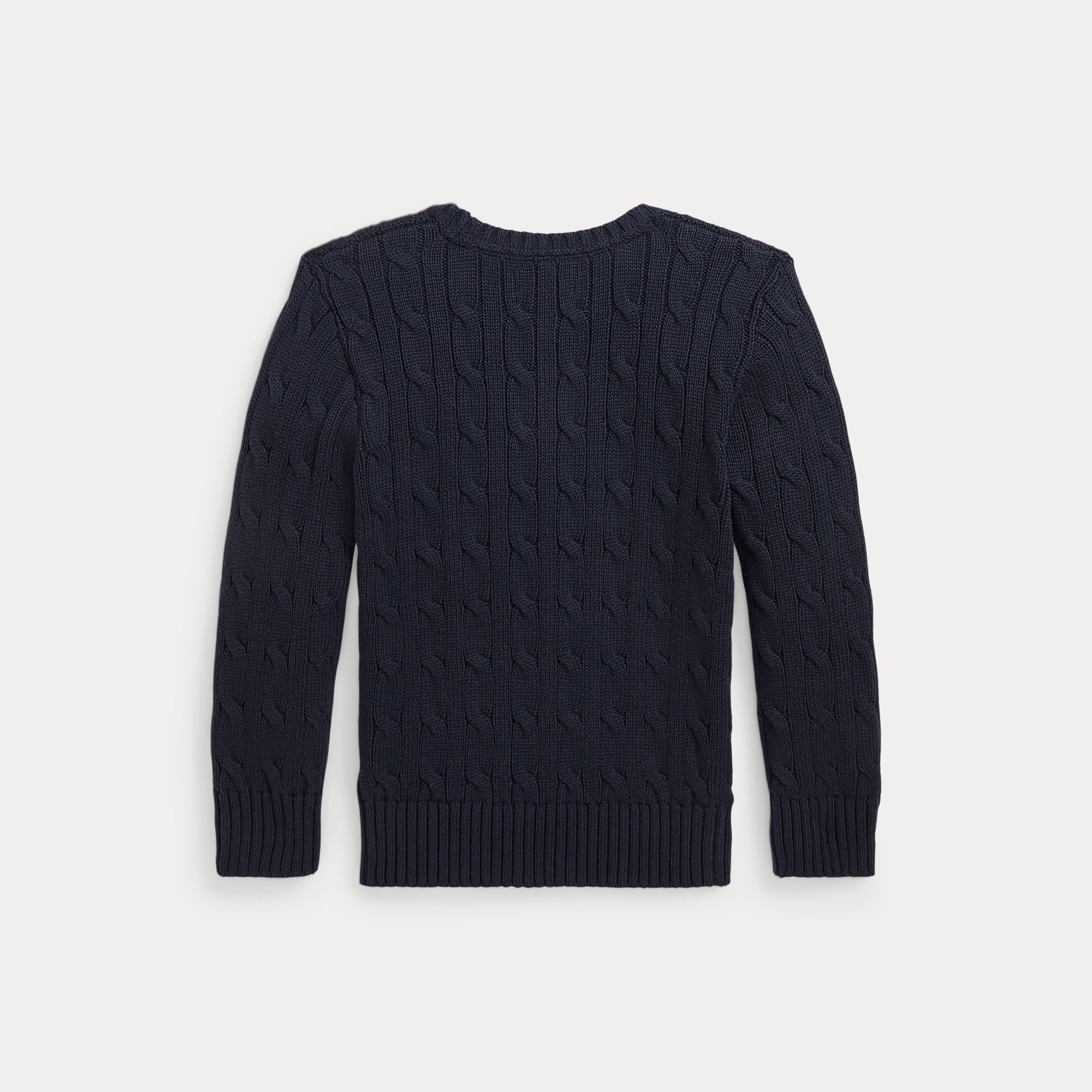 maglione a trecce con cavallino 322-702674 060 RALPH LAUREN POLO 
