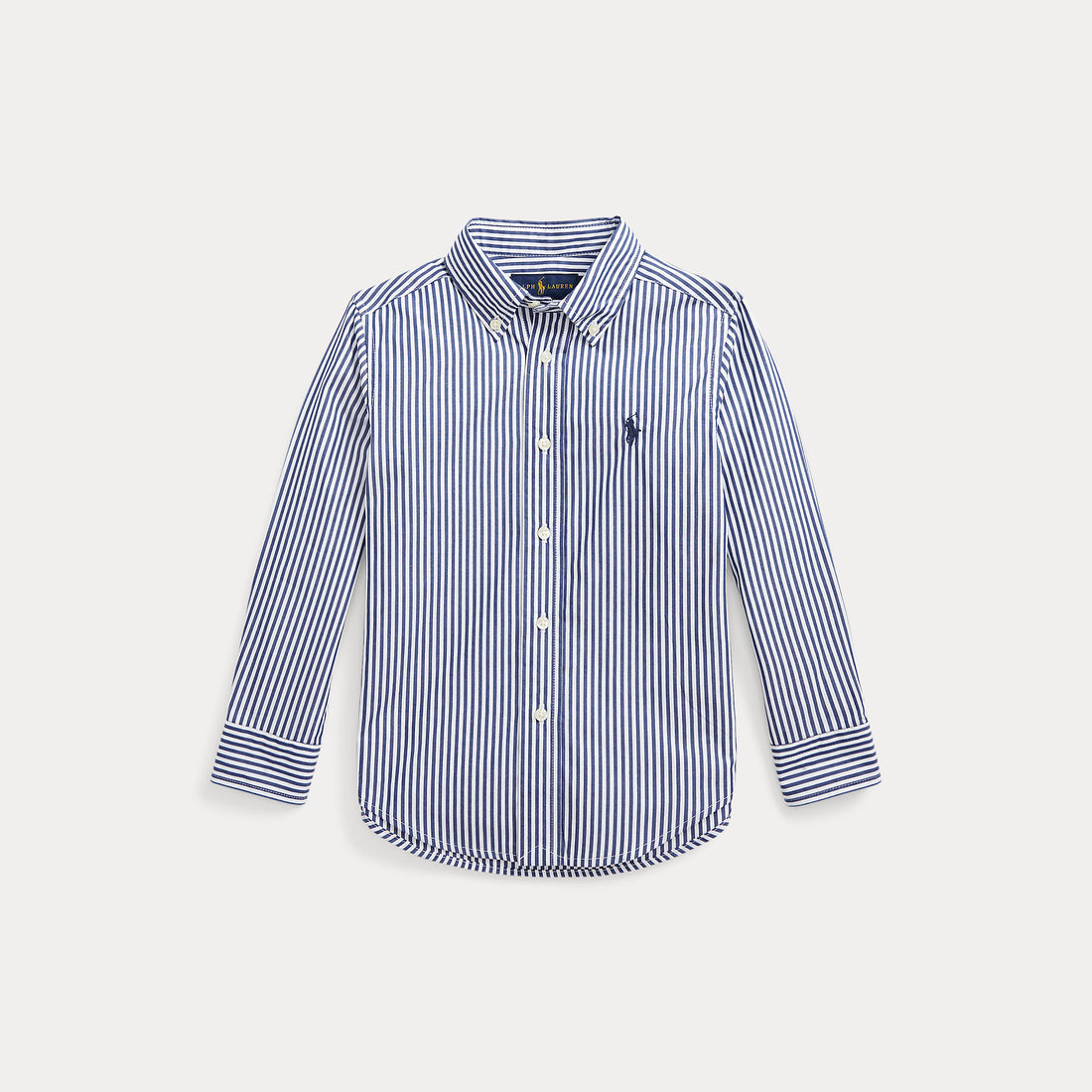 camicia a righe in popeline di cotone 322-862260 002 RALPH LAUREN POLO 