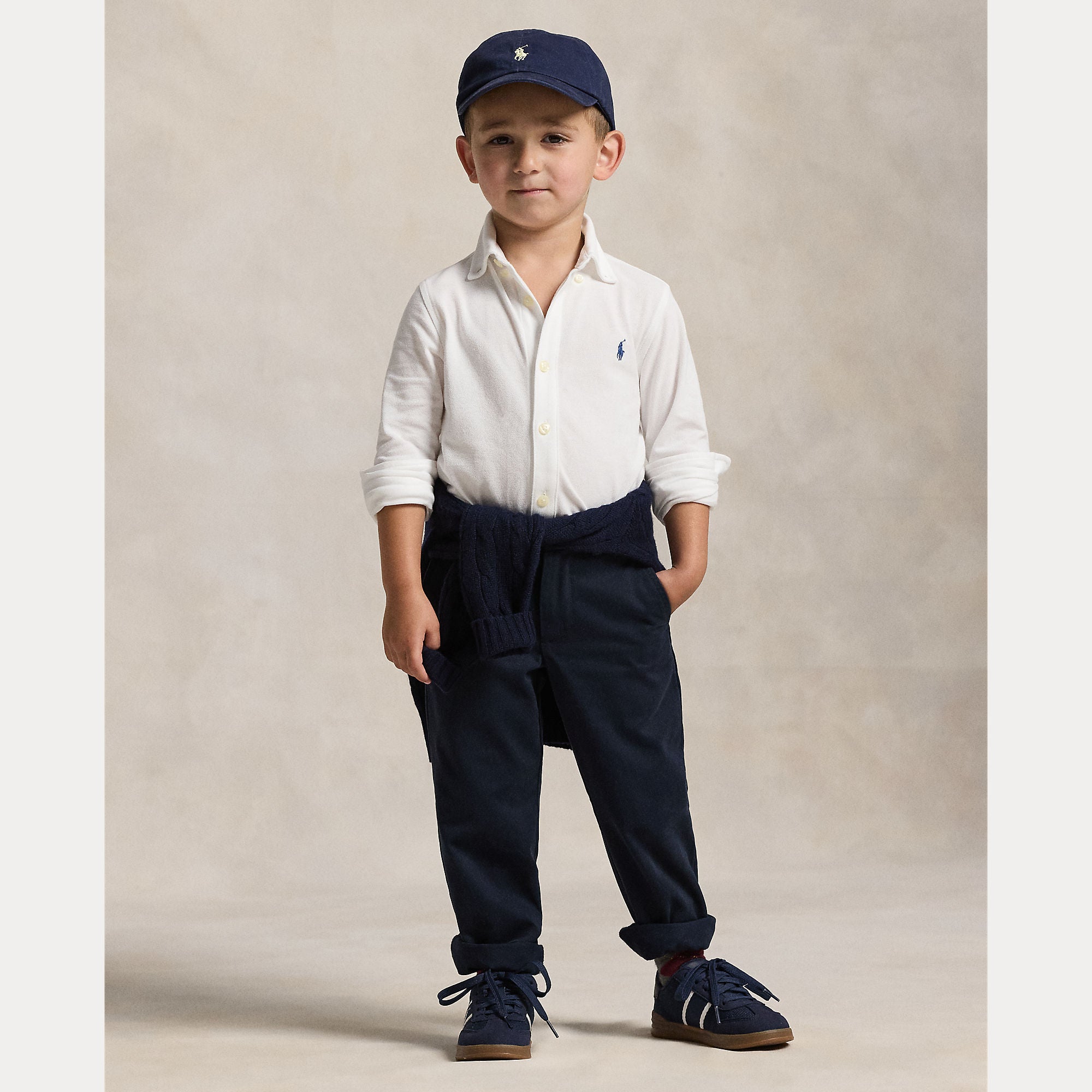 camicia in tela di cotone leggero 322-914506 002 RALPH LAUREN POLO 