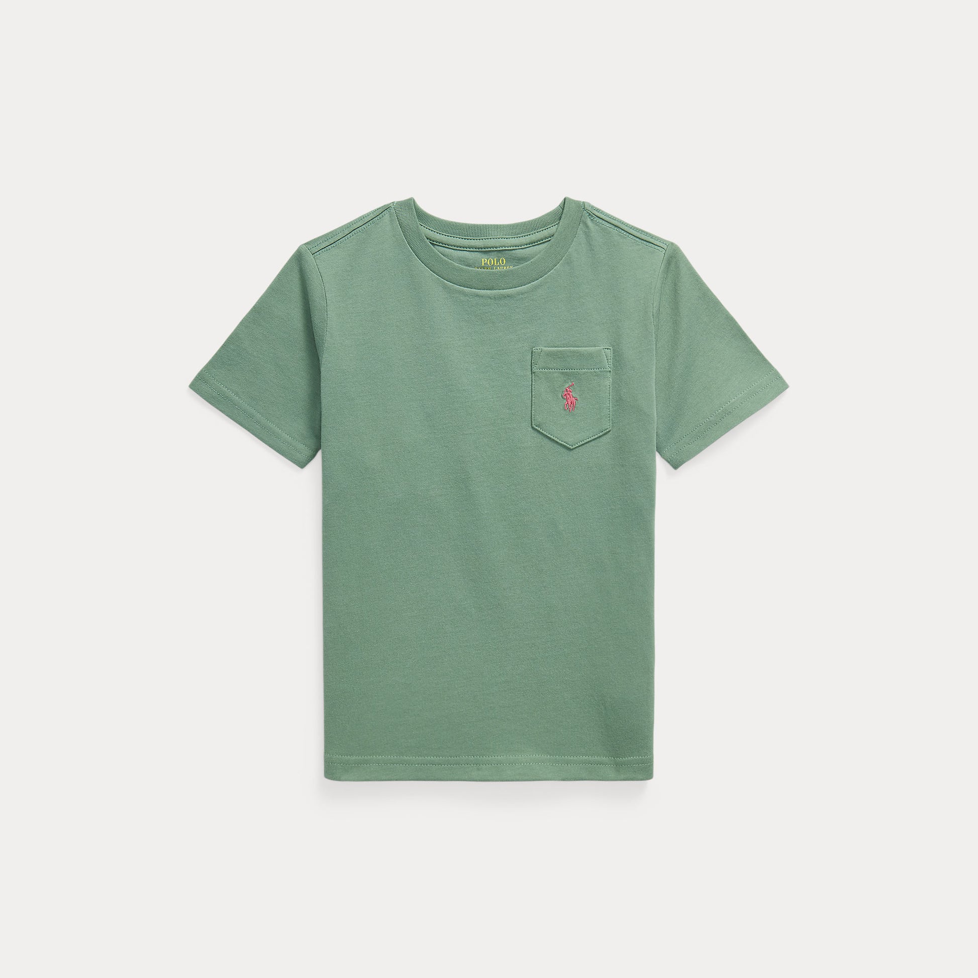 t-shirt con cavallino e taschino 322-970333 503 RALPH LAUREN POLO 