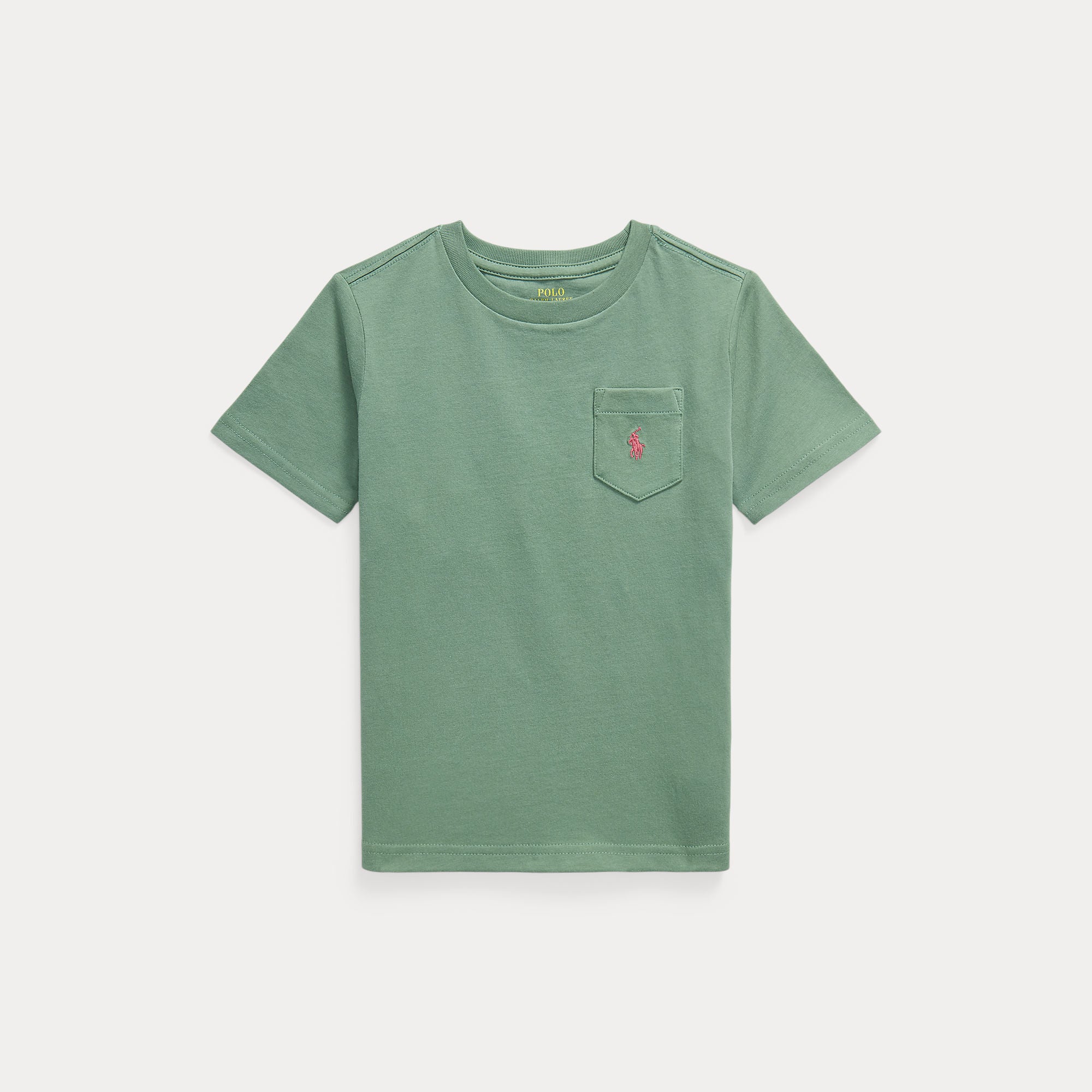 t-shirt con cavallino e taschino 322-970333 503 RALPH LAUREN POLO 