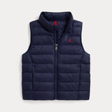 RALPH LAUREN POLO gilet trapuntato pieghevole Blu