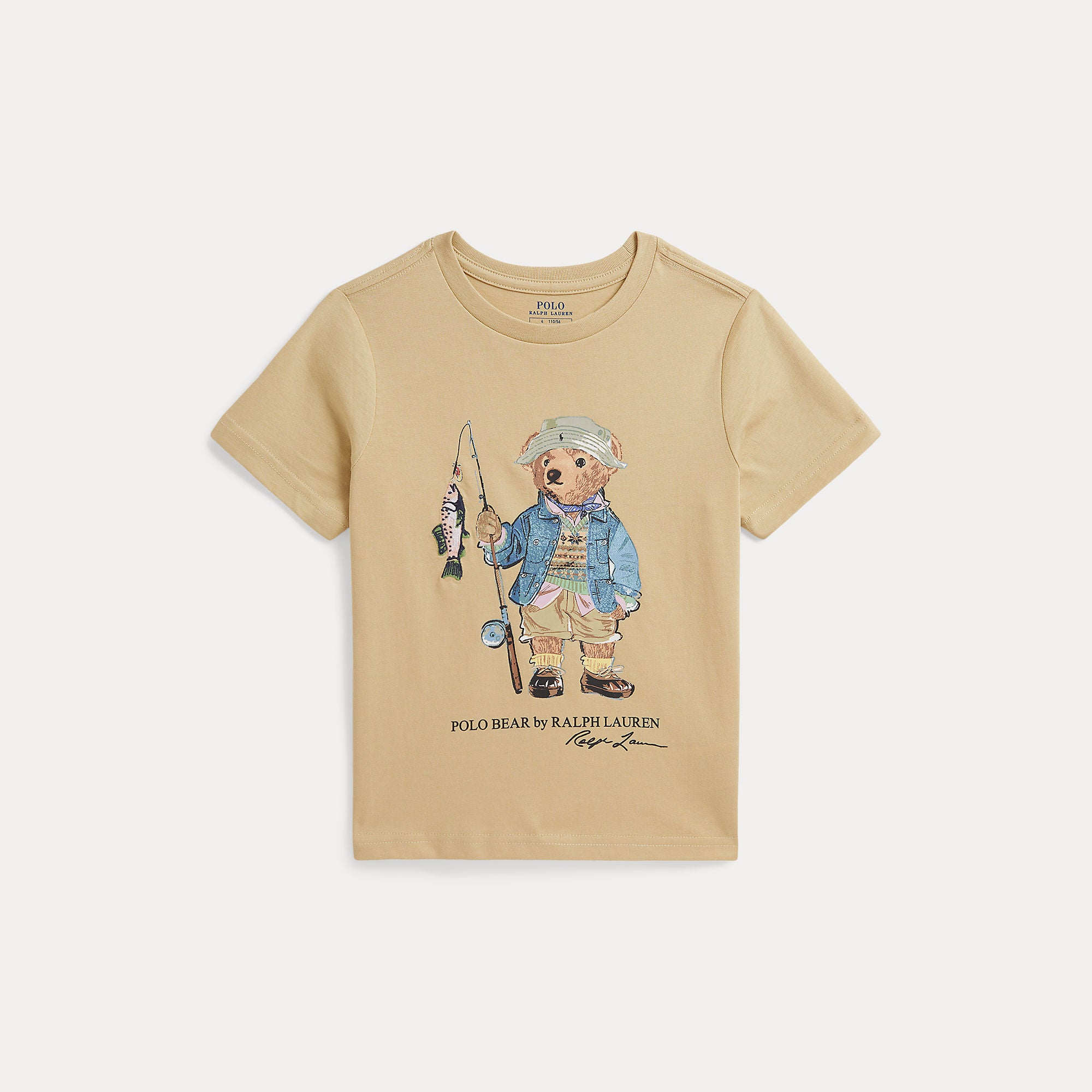t-shirt con orso polo 322-B20172 001 RALPH LAUREN POLO 