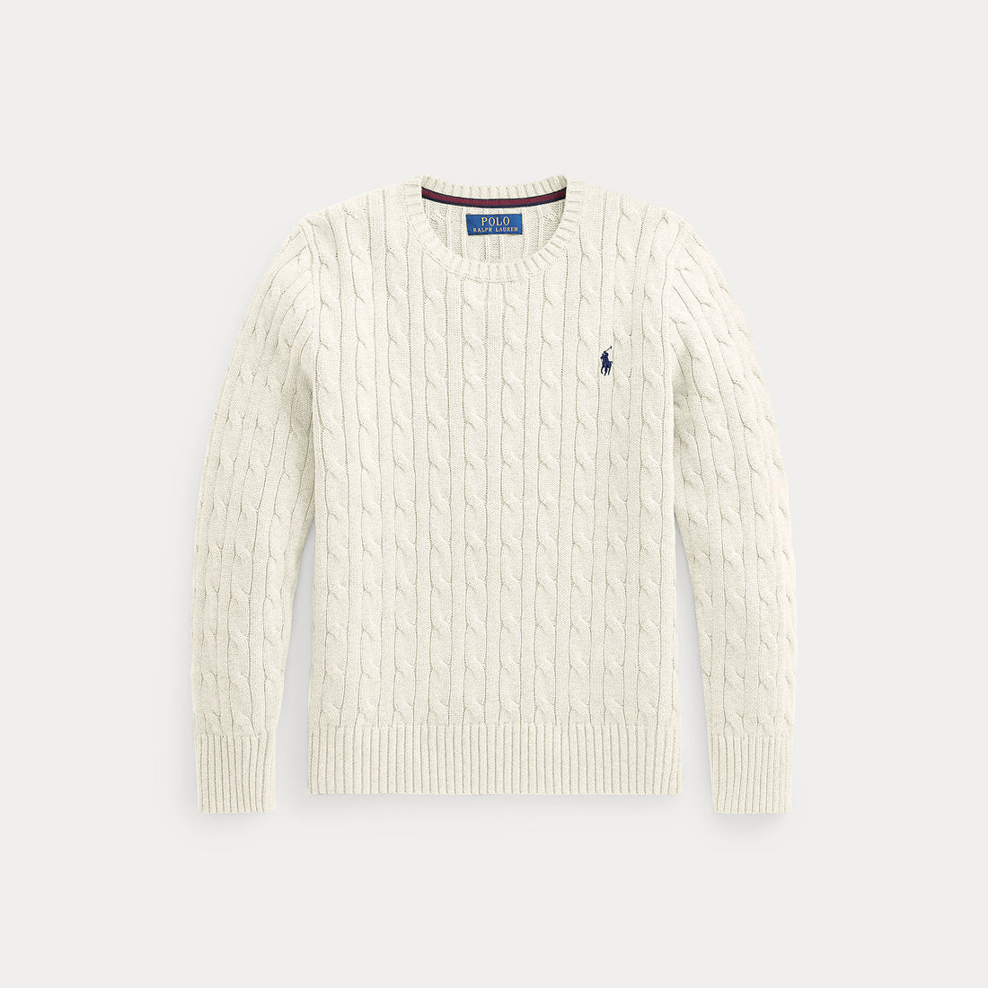 maglione bimbo in cotone a trecce 323-702674 024 RALPH LAUREN POLO 