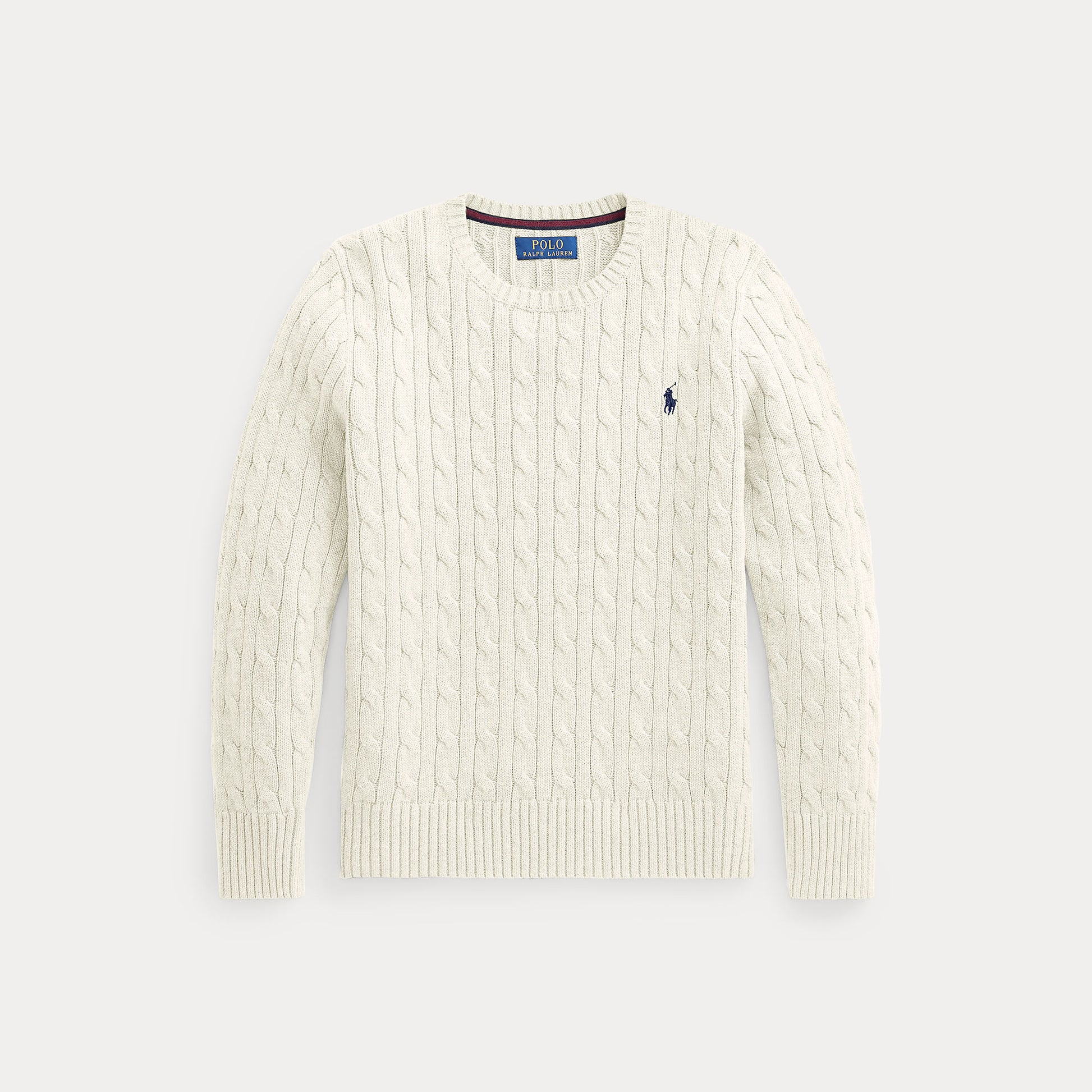maglione bimbo in cotone a trecce 323-702674 024 RALPH LAUREN POLO 