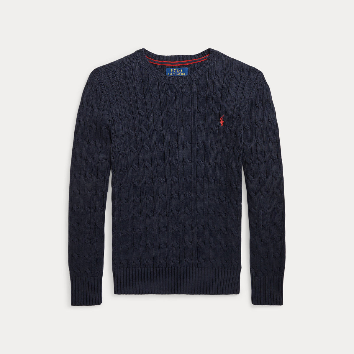 maglione bimbo in cotone a trecce 323-702674 060 RALPH LAUREN POLO 