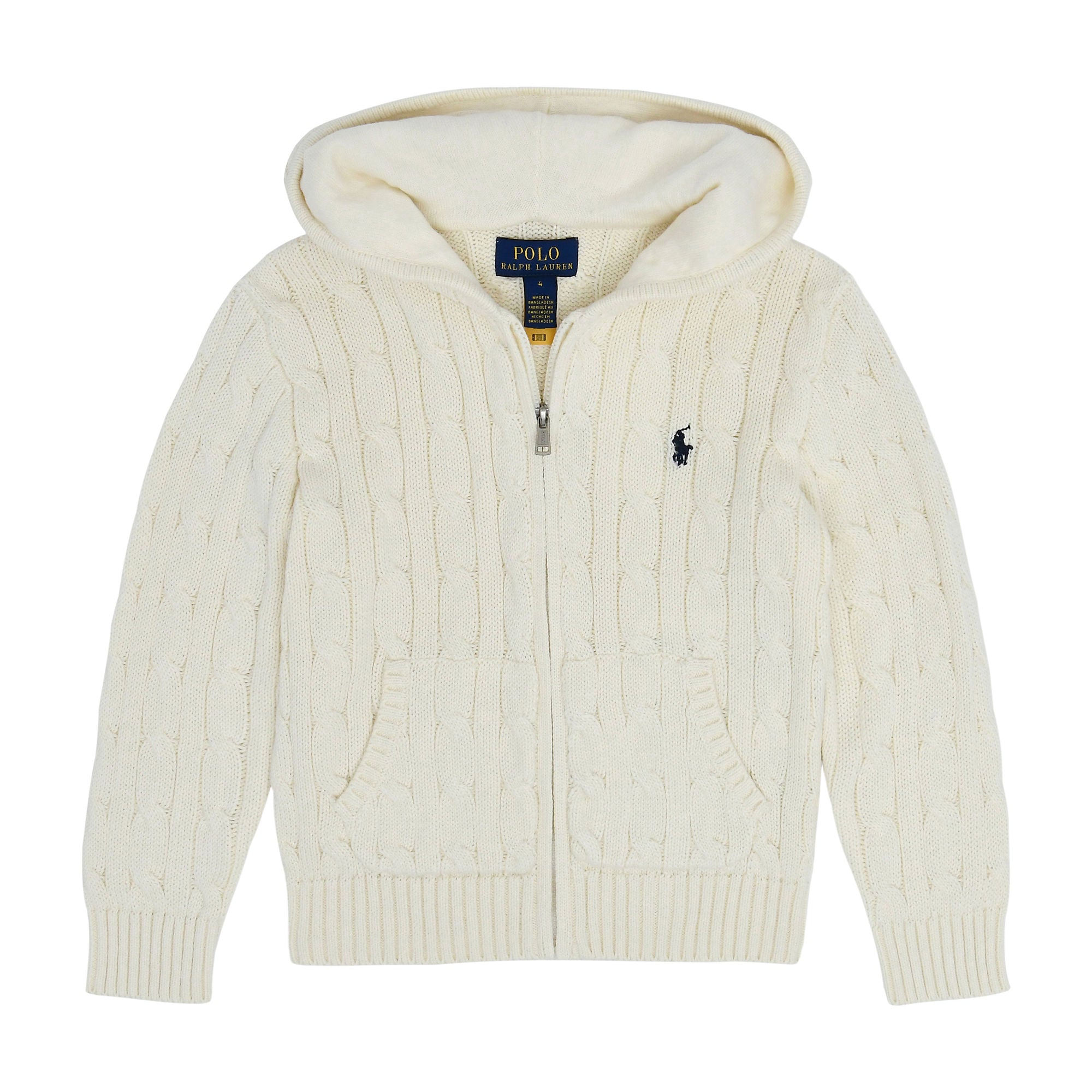 maglione bimbo con cappuccio 323-951123 508 RALPH LAUREN POLO 