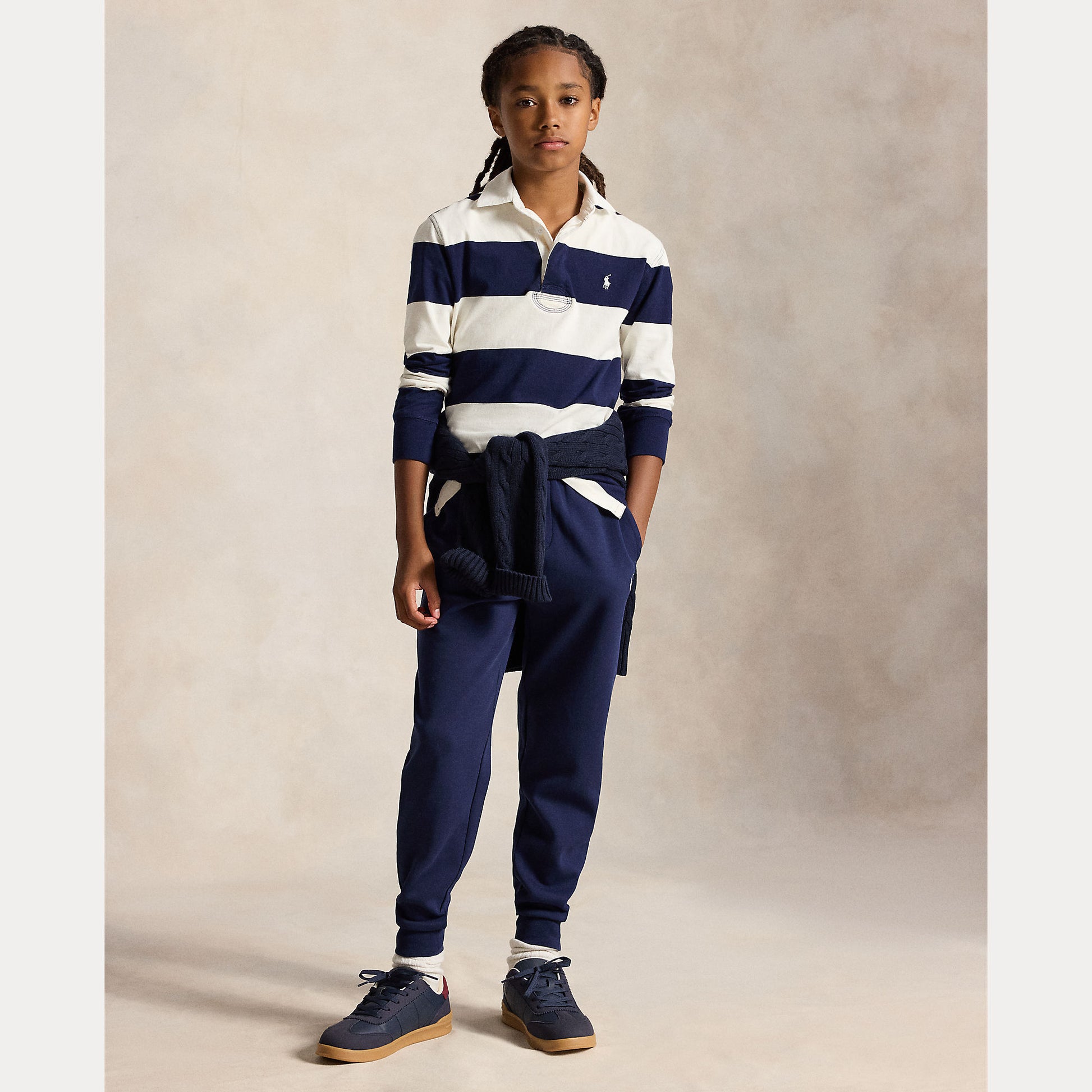 pantaloni jogger a doppia maglia 323-A95764 002 RALPH LAUREN POLO 