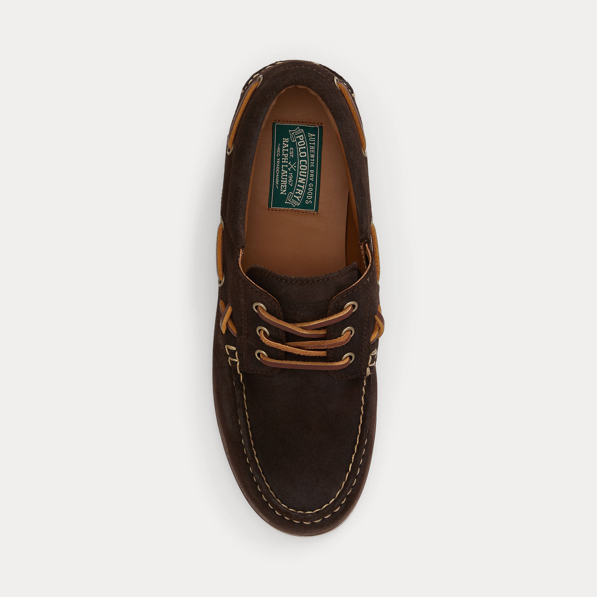 mocassino ranger in camoscio 812-P15866 001 RALPH LAUREN POLO 