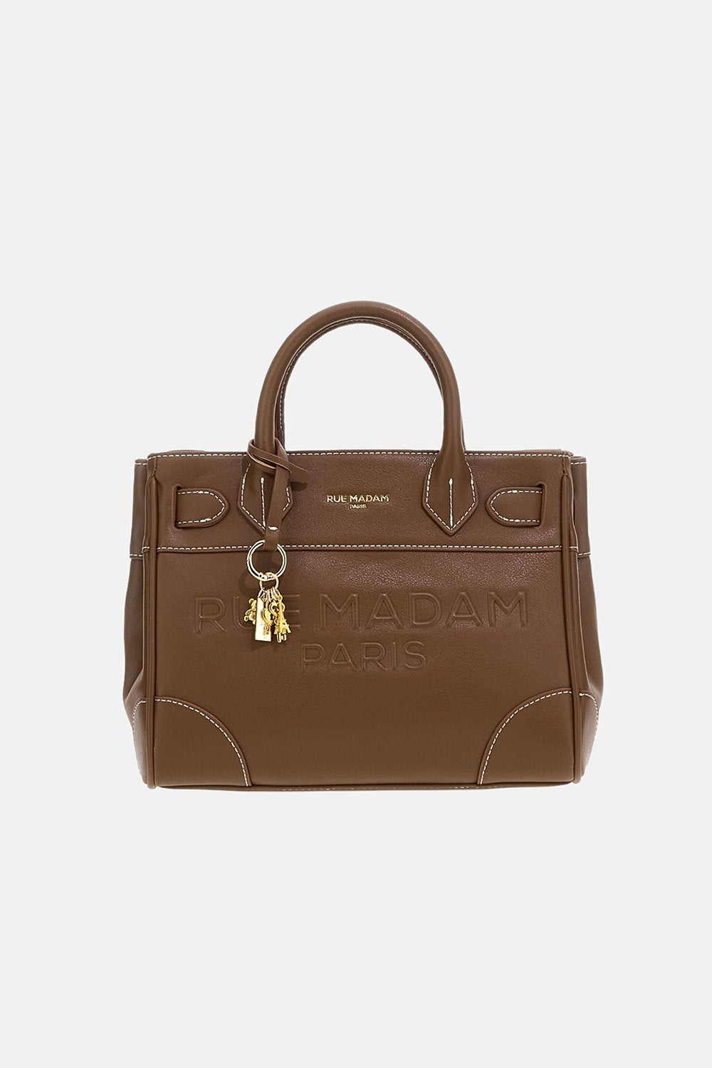 la maison mini tote LA MAISON MINI TOTE BROWN RUE MADAM PARIS 