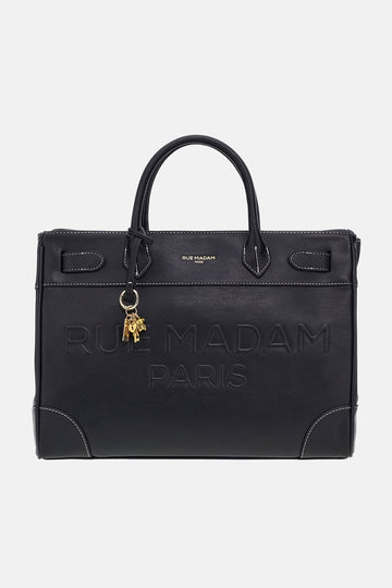 borsa la maison tote LA MAISON TOTE BLACK RUE MADAM PARIS 