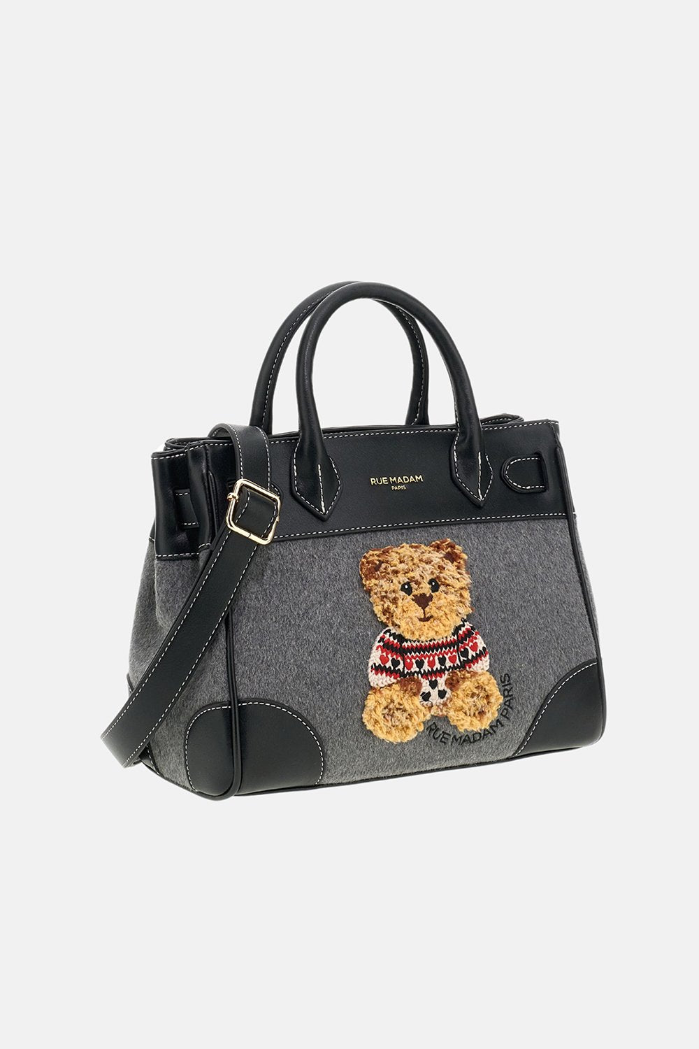 marvin love tote mini MARVIN LOVE MINI TOTE GREY RUE MADAM PARIS 