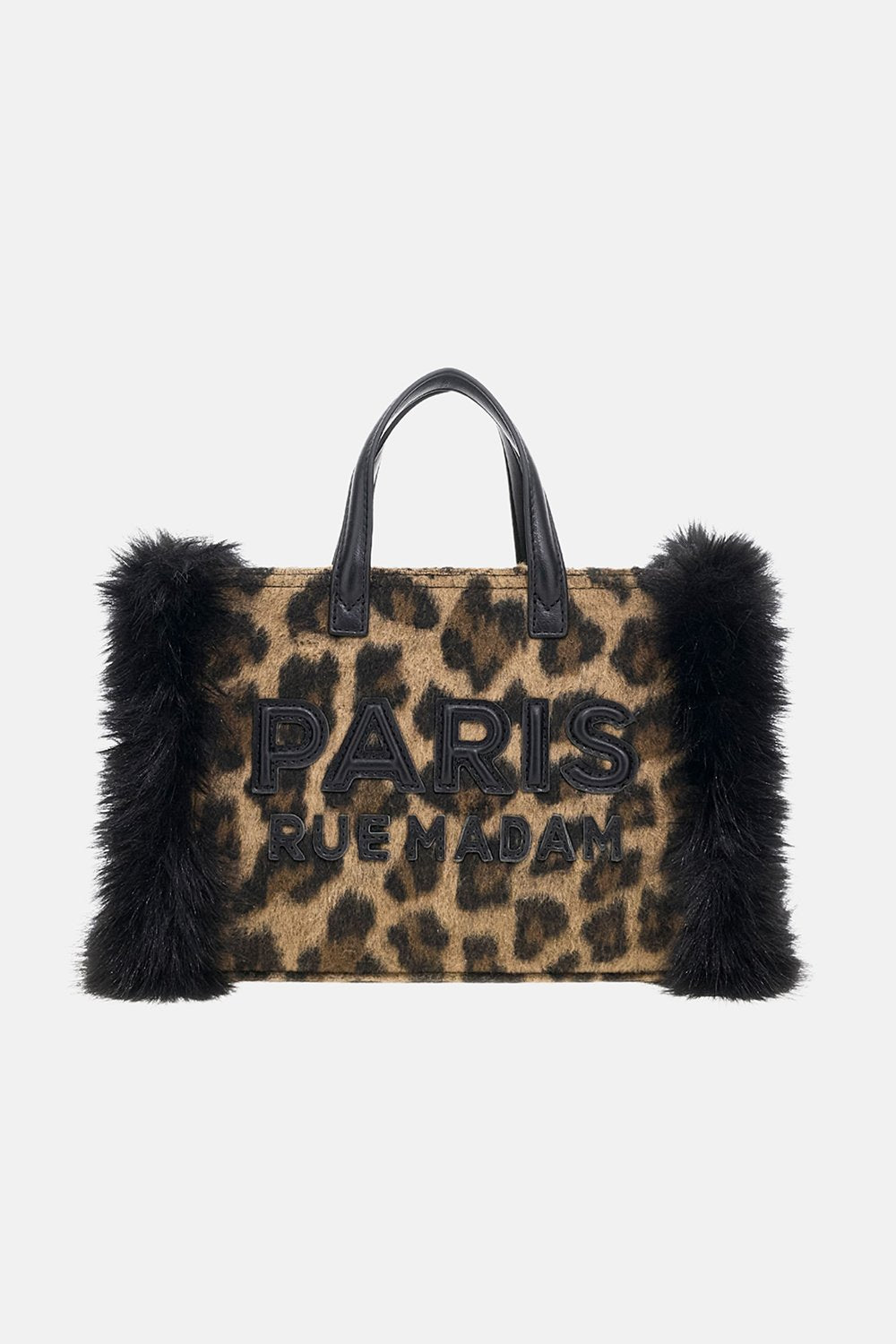 megeve mini tote MEGEVE MINI TOTE LEOPARD RUE MADAM PARIS 