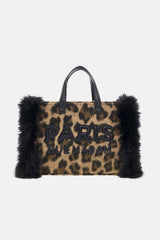 RUE MADAM PARIS megeve mini tote Leopardato