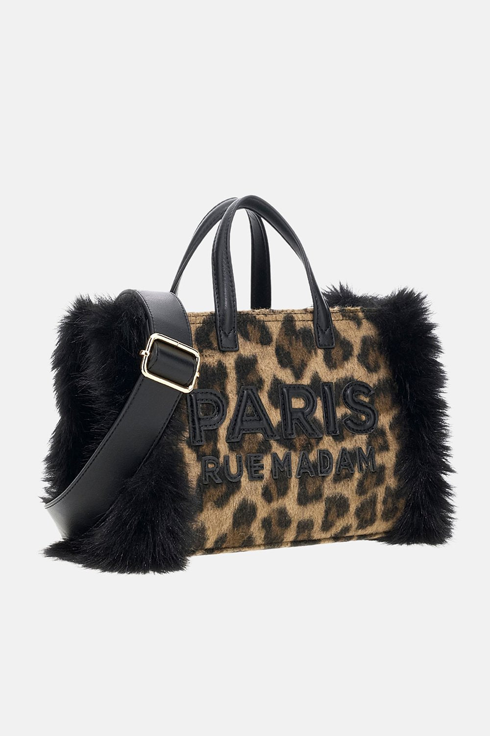 megeve mini tote MEGEVE MINI TOTE LEOPARD RUE MADAM PARIS 
