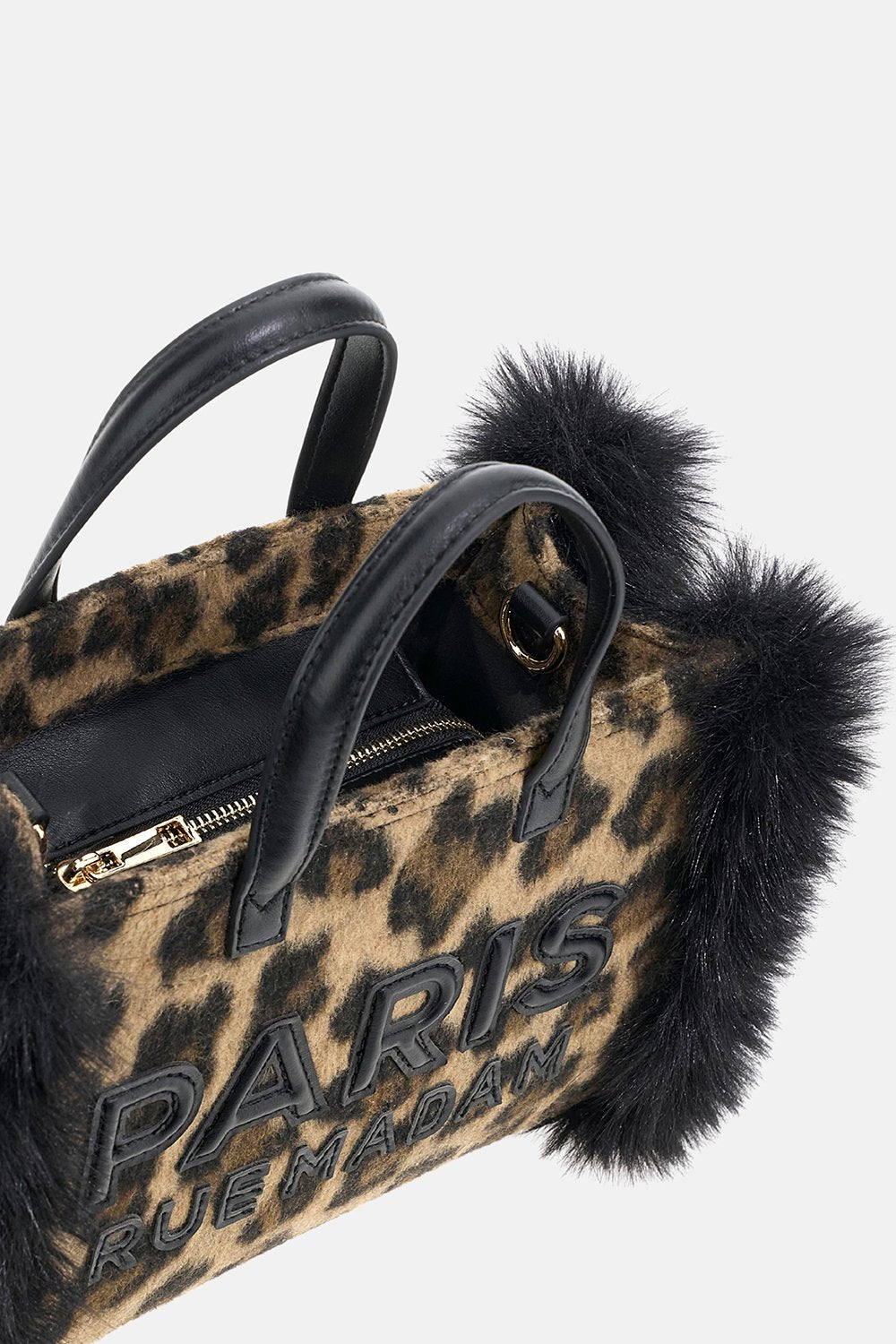 megeve mini tote MEGEVE MINI TOTE LEOPARD RUE MADAM PARIS 