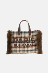 RUE MADAM PARIS megeve mini tote Marrone
