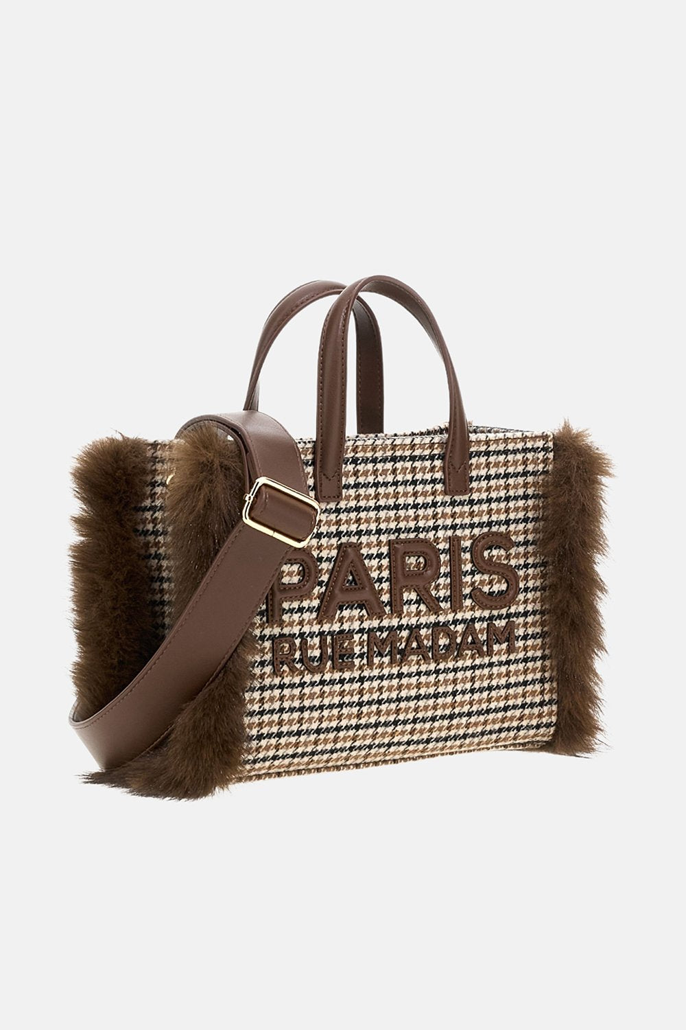 megeve mini tote MEGEVE MINI TOTE PED DE POULE RUE MADAM PARIS 
