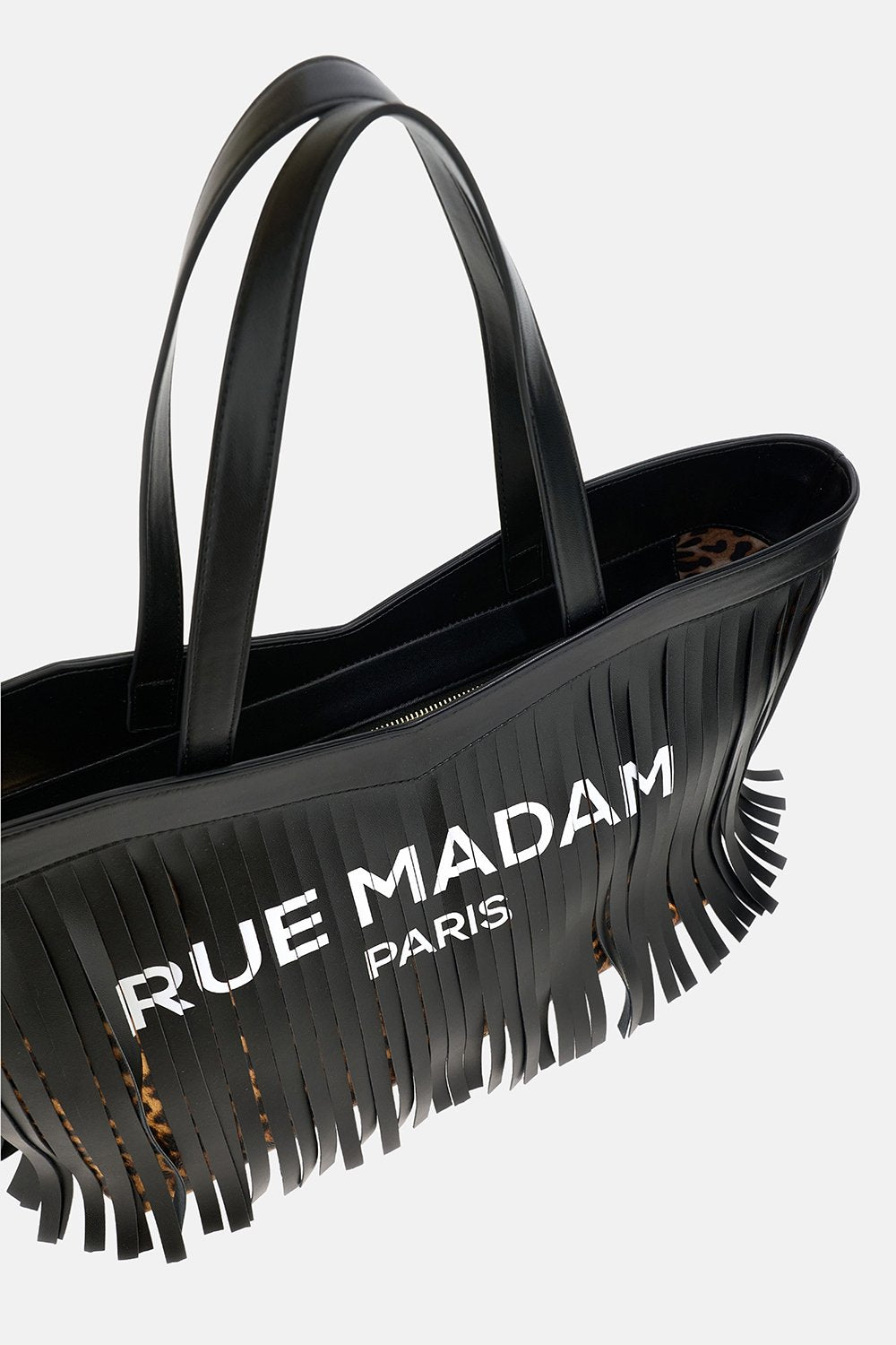 borsa sauvage shopping SAUVAGE SHOPPING LEO BLACK RUE MADAM PARIS 