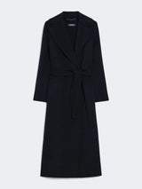 S MAXMARA cappotto in drap di lana Blu