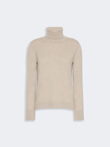 S MAXMARA dolcevita in lana con toppe Beige