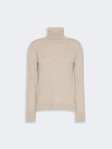 dolcevita in lana con toppe SMMALLEGRA 002 S MAXMARA 